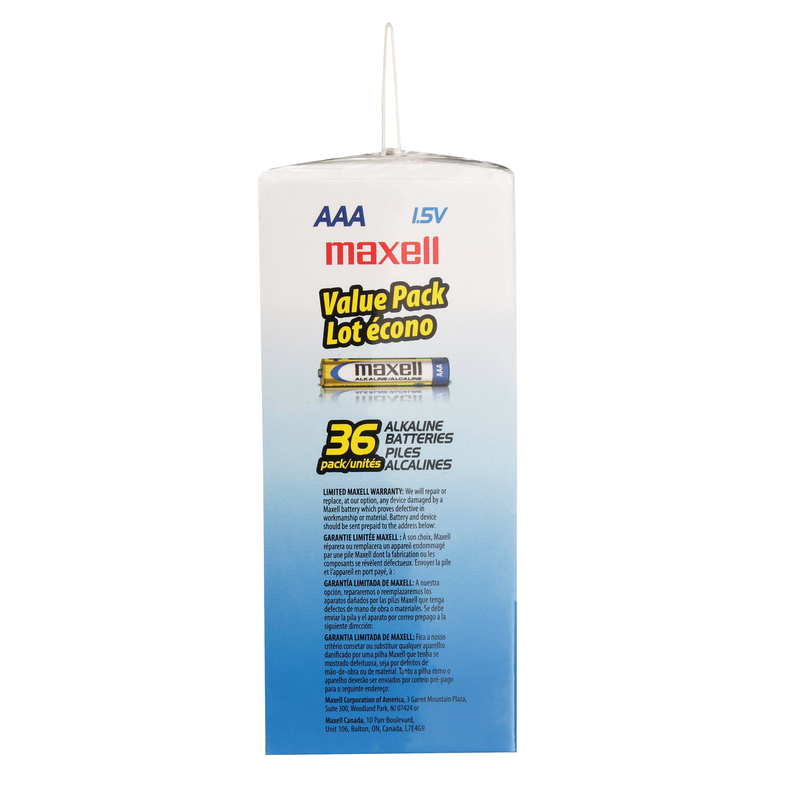 Maxell LR03 AAA Alkaline 1,5V/1000mAh - 4 Blister, 1,99 €