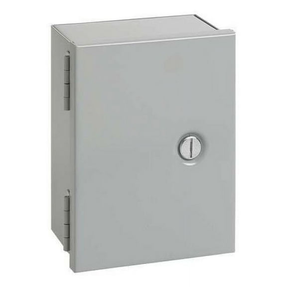 Hoffman A12N126 Small NEMA 1 Enclosure, Steel, 12.00" x 12.00" x 6.00", Gray