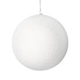 thumbnail image 1 of Vickerman M181011 10 in. White Flocked Ball Ornament, 1 of 2