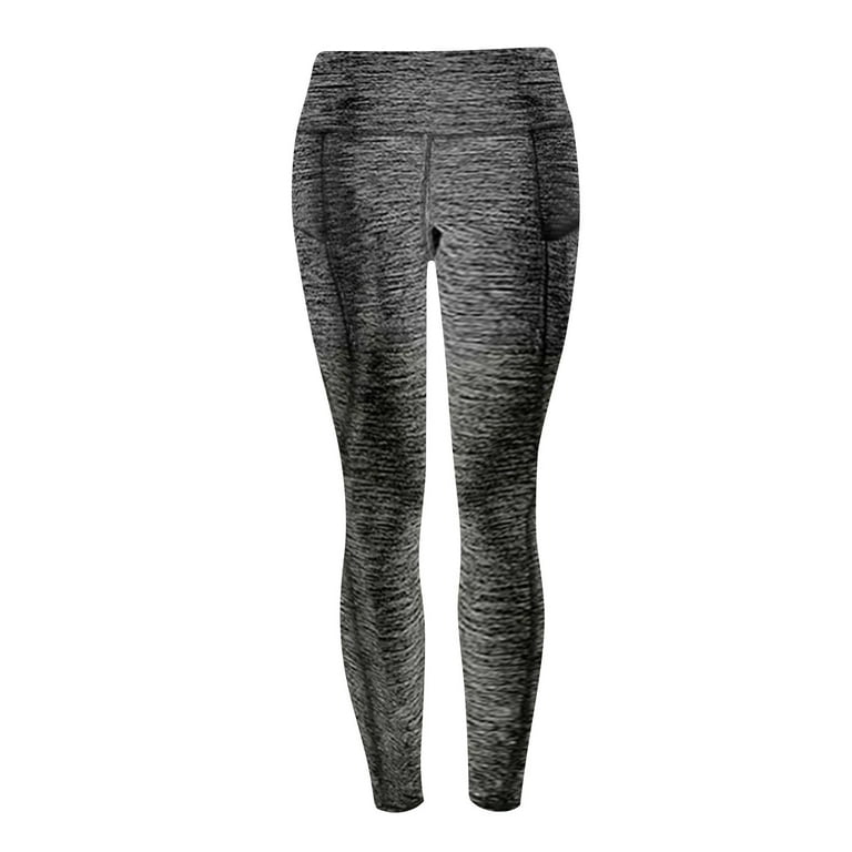 Outfmvch Yoga Pants Women Yoga Pants Polyester,Spandex Relaxed Pull-On  Styling Wide-Leg Lightweight Two Pockets Long Yoga Pants With Pockets Dark  Gray Xl 