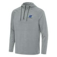 thumbnail image 2 of Men's Antigua Heather Gray Ricky Stenhouse Jr. Spikes Quarter-Zip Pullover Hoodie, 2 of 3