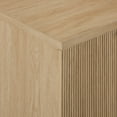 thumbnail image 5 of Miekor Furniture Modern Scandi Fluted-Door Storage Console – Coastal Oak BS7774, 5 of 6