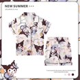 thumbnail image 1 of Pijama de Anime Kawaii Sanrio Cinnamoroll para niños, camisa de dormir de seda de hielo, ropa para el hogar, regalo para niños, Kuromi My Melody, Verano, 1 of 4