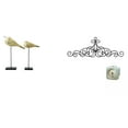 thumbnail image 1 of Figuras Modernas De Pájaros De Madera Y Esculturas Florales De Metal Para Pared, Ideales Para Decorar Interiores, Dormitorios, Escritorios, Patios, Entradas, Porches Y Vallas., 1 of 8