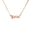 thumbnail image 2 of Linyer English Letter Twelve Zodiac Sign Constellations Theme Friendship Necklace Ins Pendant for Lover Friend Festival Gifts Rose Gold Pisces, 2 of 4