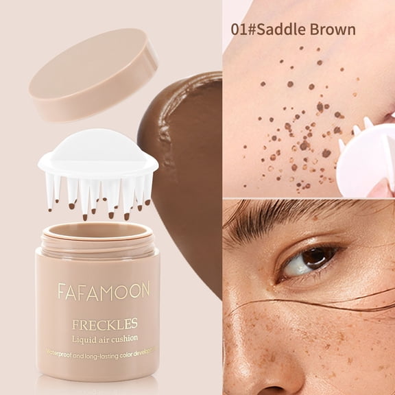 Liquid Freckle Pen, Fake Freckles Stamp Air Cushion, Long Lasting Waterproof Quick Dry Lifelike Freckles Marker 0.3fl.oz, NGTEVOOS Clearance Health & Personal Care Special Offers