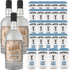 Dhōs Handcrafted Non-Alcoholic Orange 750 ML Bottle w Pack Owen’s Mixers Club Soda 8.2 OZ Cans - Keto-Friendly, Zero Sugar, Zero Calories, Zero Proof - Perfect for Mocktails - A