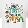 thumbnail image 3 of Toy Story - Toys Will Be Toys - Juniors Cropped Cotton Blend T-Shirt, 3 of 5