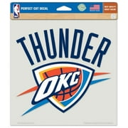 Oklahoma City Thunder Decal 8x8 Die Cut Color