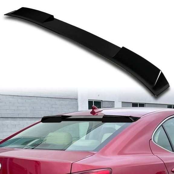 W-Power For 2006-2013 Lexus IS250 IS350 IS-F Pearl Black Rear Roof Spoiler Wing