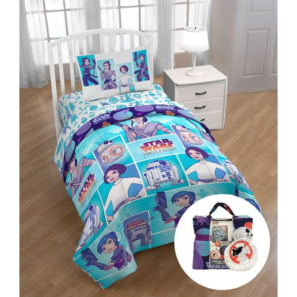 Star Wars Forces Of Destiny Twin Bed, Lego Star Wars Twin Bedding Set