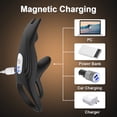thumbnail image 3 of 7-Frequency Male Penis Ring Partners Toys for Man Pleasure, APP Controlled Rabbit Double Ring Vibrating Penis Ring, 3 of 6