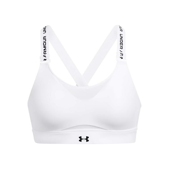 Sujetador deportivo Under Armour Infinity High Impact para mujer blanco/negro