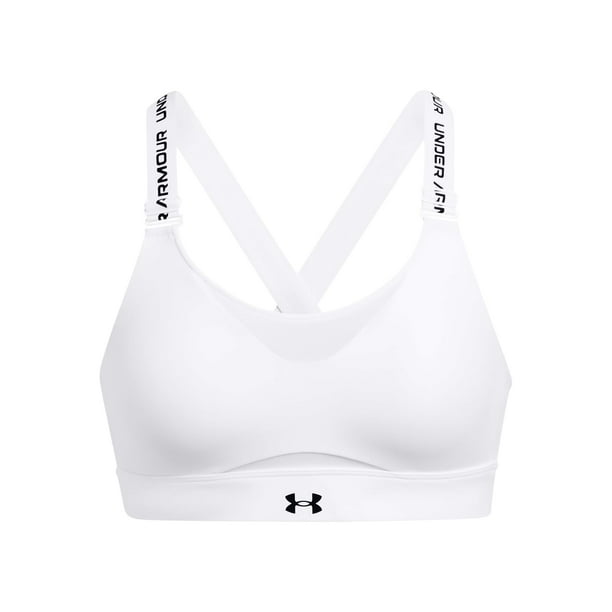 Sujetador deportivo Under Armour Infinity High Impact para mujer blanco/negro