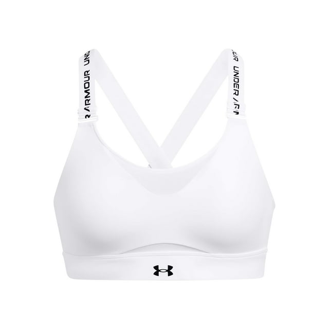 Sujetador deportivo Under Armour Infinity High Impact para mujer blanco/negro