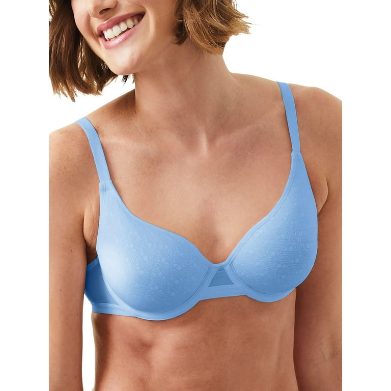 Hanes Women's Breathable Comfort Underwire Bra, Zen Blue, 36B