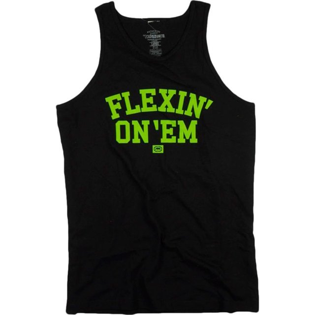 Ecko Unltd. Camiseta deportiva Flexin Tank Athletic para hombre, negra, XXL