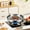 L, variant on Titanium Hammered Pan Pro With Lid, 2025 New Titanium Hammered Skillet Scratch-Resistan Pan Household Non-coating Non-stick Frying Pan Induction Stove Gas Stove Special Egg Cake Steak Frying Pan