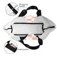thumbnail image 4 of Balery love plaid fox Bolsa Tote Estilo Estético con Cremalleras, Bolsa de Hombro, Bolsa de Compras Grande y Plegable, 4 of 8