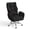 Black, variant on Hawsaiy Big and Tall Office Chair, Flip Armrests with Side Pockets, Comfy Criss Cross Office Chair with Extra-Wide Plush Seat, 150° Reclining Executive Office Chair, Chenille Upholstery, Pink
