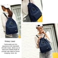 thumbnail image 5 of Mochila deportiva con cordón para hombre y mujer - Azul Xemadio LRWJ387-2, 5 of 5