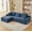 Blue-Right, variant on MAYEERTY Corduroy L-Shape Cloud Sectional Sofa with Deep Seat, Minimal Luxury Modular Couches for Apartment, 103*65*34"Dark Grey