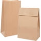thumbnail image 1 of Bolsas de papel kraft reutilizables, diseño de fondo cuadrado para bocadillos y regalos (amarillo, 12 x 7 x 22 cm), 1 of 5