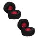thumbnail image 5 of Juego de ruedas RC de 4 piezas, neumáticos de plástico de 1,9 pulgadas y 120 mm de diámetro para coche todoterreno RC a escala 1/10, color rojo, 5 of 12