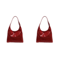thumbnail image 1 of Bolso Hombro para Mujer Mano Con Cierre Magnético Cuero PU (vino) Rojo, 1 of 9