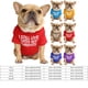 thumbnail image 3 of Ropa para mascotas Four Seasons, camiseta de cuello redondo para carlino, cómoda y bonita, ropa para perros pequeños y gatos, accesorios para mascotas, suministros para mascotas, 3 of 5