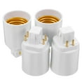 thumbnail image 2 of WEUVEB 4Pcs Easy Install Lamp Socket Converter for Home Use White Light Adapter, 2 of 8