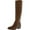 Black, variant on Women's Biliee Dark Roast Knee-High Leather Equestrian Boot - 5M
