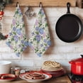 thumbnail image 6 of Purple Hydrangea Kitchen Towels Set of 4, Spring Floral Elegant Pastoral Watercolor Absorbent Dish Towels for Kitchen, Microfiber Hand Towel, Quick Drying Tea Towel for Cleaning Decorative Dishcloths, 6 of 7