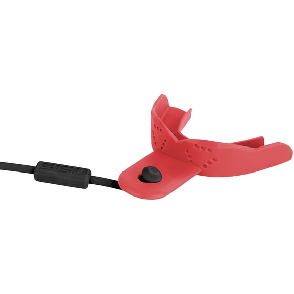 SISU Adult 2.0mm Thin Tether Mouthguard - Intense Red