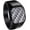 Black-Grey, variant on Men's Inlaid Square Checkered Signet Ring, Party Concert Everyday Style