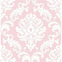 NuWallpaper Pink Flamingo Beach Peel And Stick Vinyl Wallpaper, 216-in by 20.5-in, 30.75 sq. ft.
