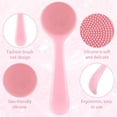 thumbnail image 3 of 2 Pack Face Scrubber for Women, Soft Silicone Face Cleansing Brush, Manual Scrubber Exfoliator for Sensitive Skin Deep Cleaning Care, Face Cleansing Brush for Makeup Residues Removal, 3 of 7