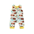 thumbnail image 2 of Aojekbee Baby Boys Summer Romper Casual Animal Print Sleeveless Jumpsuit for Newborn Toddler Cute Clothes, 2 of 10