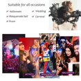 thumbnail image 5 of Mascarada - Paquete de 3 máscaras de Halloween para mujer de encaje veneciano, antifaz sexy para fiesta para mujer oso de fresa  Hogar, 5 of 5