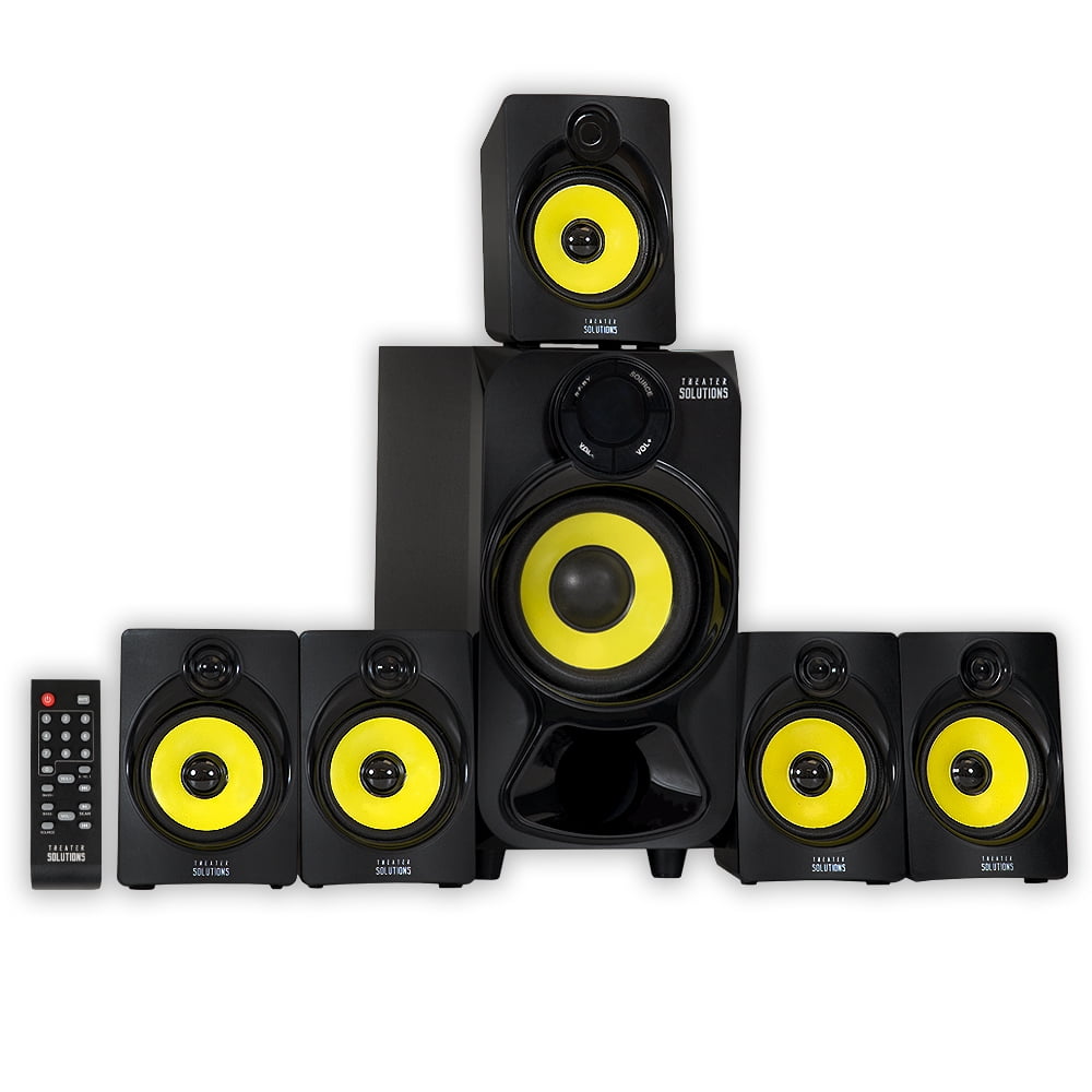Theater Solutions TS518 5.1 Powered Bluetooth Home Theater