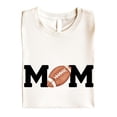 thumbnail image 5 of Football Mom Family Matching Birthday Shirt - First Birthday Sports Theme Party Tee Natural Shirt Adult Medium, 5 of 7