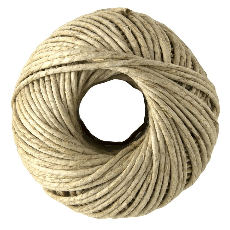 Cousin DIY Natural Polished Thick Hemp Cord Twine - 64.5 yd