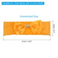 thumbnail image 2 of Uxcell Chair Sash Bow Spandex Stretch Chair Cover Bands Sashes with Bow Knot Yellow 10, 2 of 6