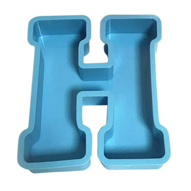 DIY Crystal Alphanumeric Cake Mold 26 English Alphanumeric Cake Silicone Mold