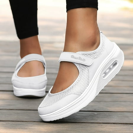 

Ykohkofe Platform Shoes For Women Fashion Casual Breathable Lightweight Platform Shoes Sport Running Shoes