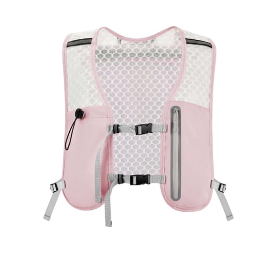 Fgnfyis Mens Backpack Running Phone Outdoor Hiking Jacket Cycling Vest Lightweight Sports Storage Pack Water Bottle Women Hiking Backpack Pink