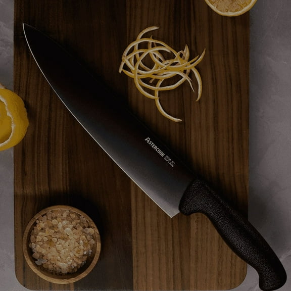 Astercook 10-Inch Pro Chef Knife, Premium German Stainless Steel Kitchen Knife, Ultra-Sharp Blade,  Non-Slip & Ergonomic Handle, Dishwasher Safe