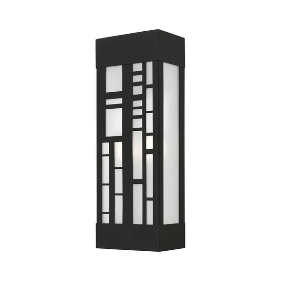 Livex Lighting - Malmo - 2 Light Outdoor ADA Wall Sconce In Modern Style-17