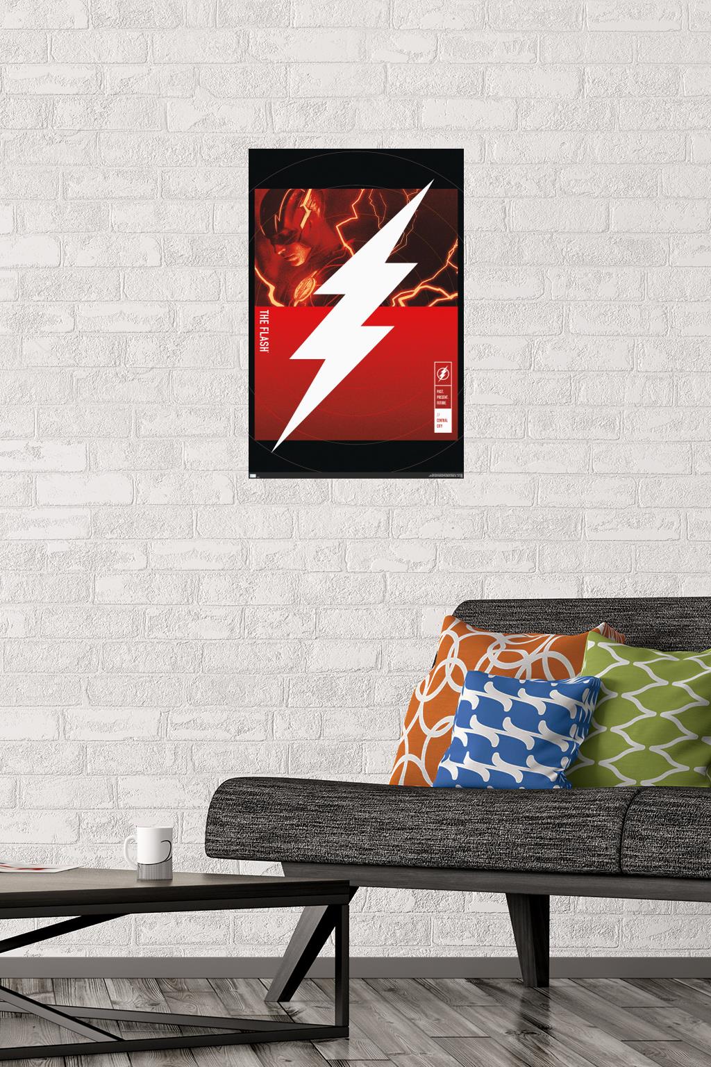 DC Comics Movie The Flash - Colorway Wall Poster, 14.725" x 22.375"