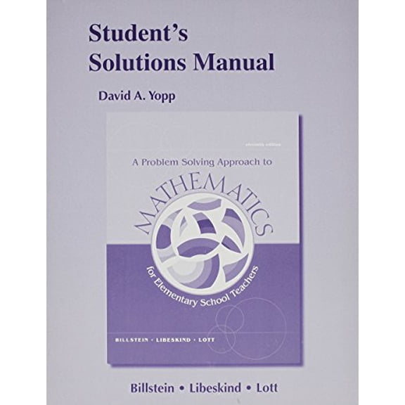 Pre-Owned Student's Solutions Manual for A Problem Solving Approach to Mathematics